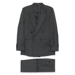 Reveres 1949 Grey Suits - Double  Breasted Suits Men